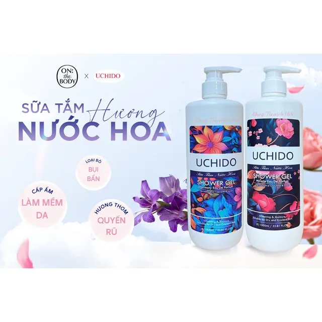 Sữa tắm nước hoa UCHIDO 1000ml Hương Miracle