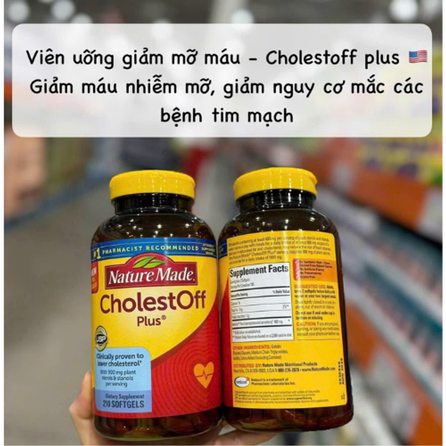 Cholestoff Plus Nature Made - H&igrave;nh 1