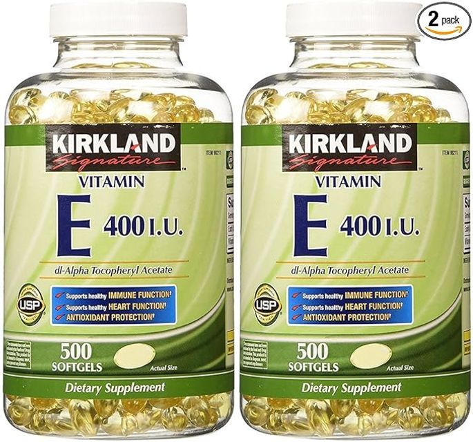 Vi&ecirc;n uống Kirkland Signature Vitamin E 400 IU