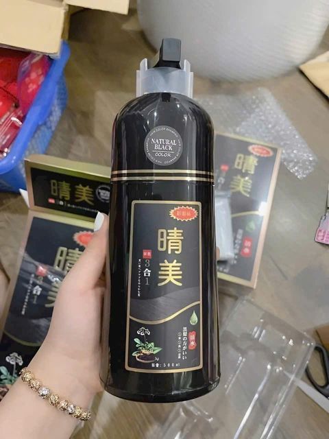 Dầu gội nhuộm phủ bạc KOMI