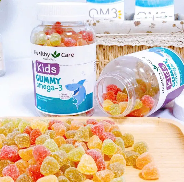 Thiết kế bắt mắt của Kẹo dẻo Omega 3