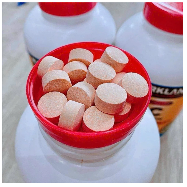 Kẹo ngậm bổ sung vitamin C Kirkland C 500mg