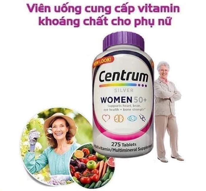 Vitamin tổng hợp nữ Centrum