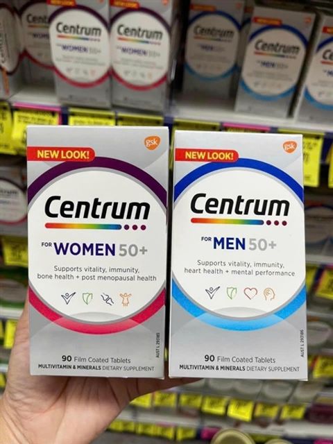 Vitamin tổng hợp phụ nữ 50+ Centrum