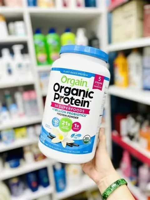 Bột Protein Hữu Cơ Orgain Vanilla