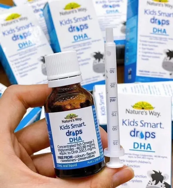 DHA Dạng Giọt Kids Smart DHA Drops Nature&rsquo;s Way