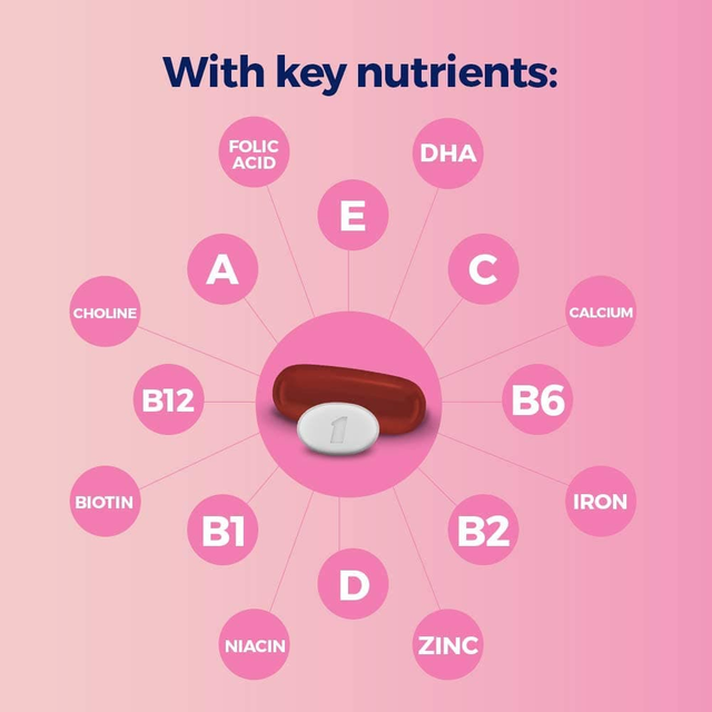 Vi&ecirc;n Bổ Cho B&agrave; Bầu One A Day Prenatal Multivitamin