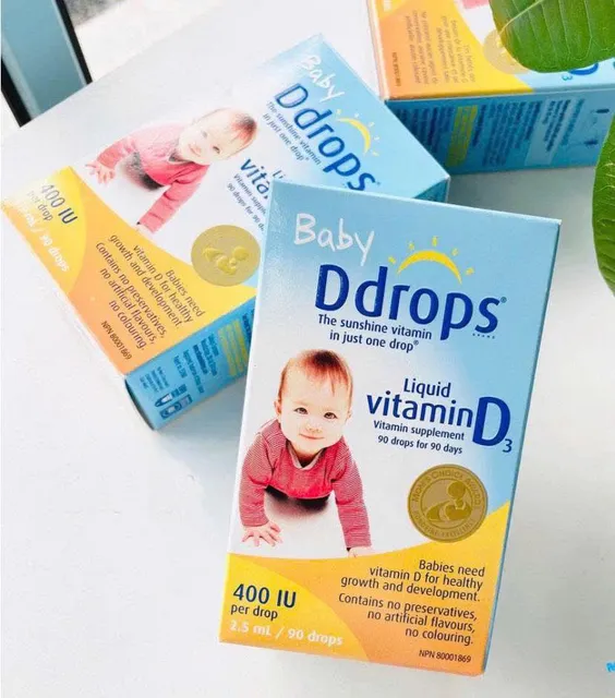 Vitamin D3 cho b&eacute; Baby Ddrops - h&igrave;nh ảnh 1