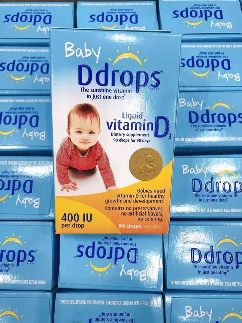 Vitamin D3 cho b&eacute; Baby Ddrops - h&igrave;nh ảnh 3