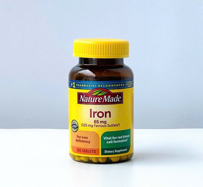 Vi&ecirc;n uống bổ sung sắt Nature Made Iron 65mg