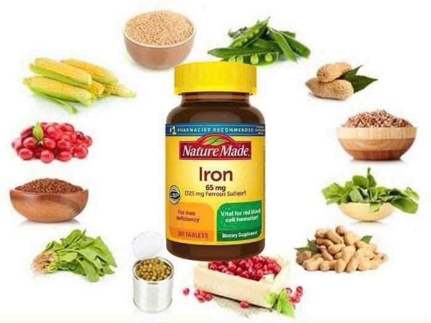 Vi&ecirc;n uống bổ sung sắt Nature Made Iron