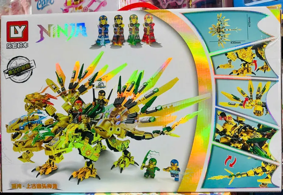 Bộ lắp r&aacute;p ninja rồng 68207
