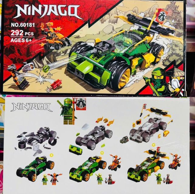 Bộ lắp r&aacute;p xe &ocirc; t&ocirc; Ninja 60181
