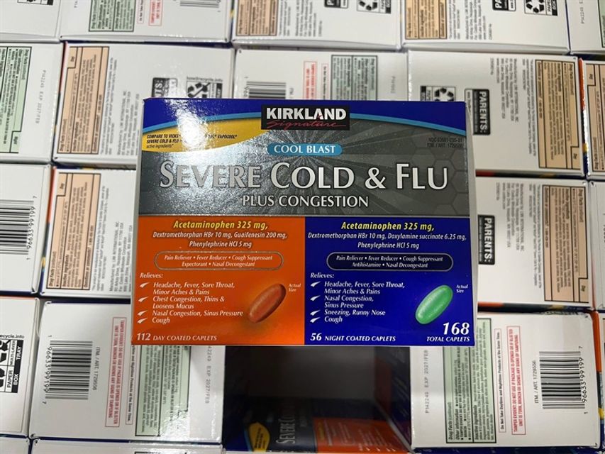 Vi&ecirc;n uống hỗ trợ giảm ho, cảm, sốt Severe Cold & Flu