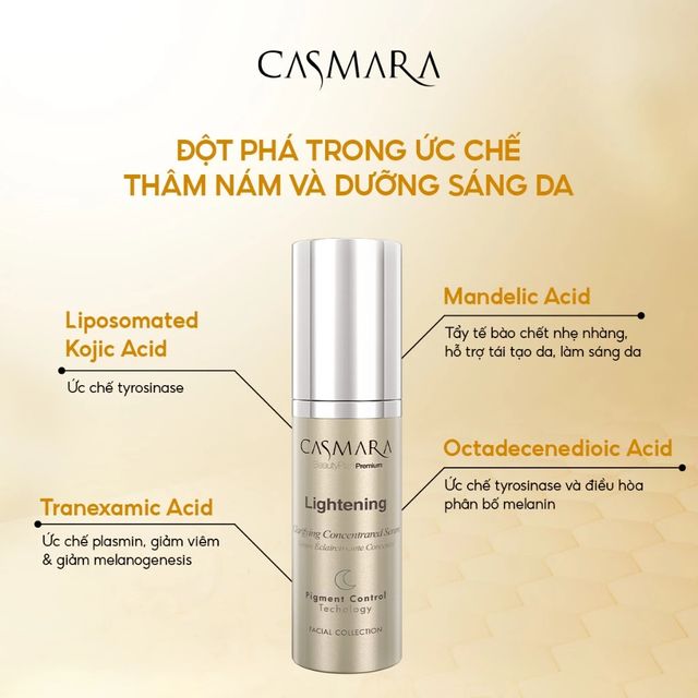 Serum Dưỡng Trắng Mờ N&aacute;m CASMARA