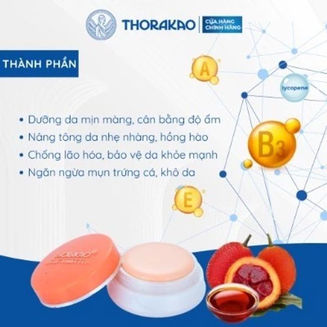 Kem Gấc Thorakao Dưỡng S&aacute;ng Da