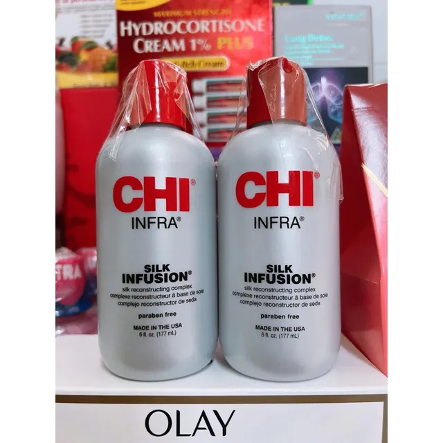 Tinh Dầu Dưỡng B&oacute;ng T&oacute;c CHI Silk Infusion 177ml