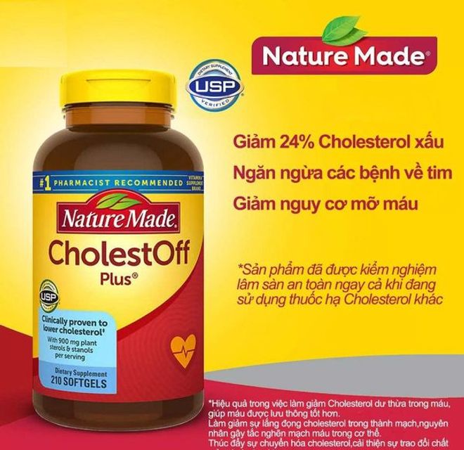 Vi&ecirc;n Giảm Cholesterol Nature Made