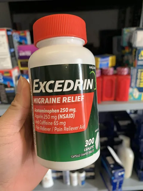 Vi&ecirc;n uống hỗ trợ chứng đau nửa đầu Excedrin 300 vi&ecirc;n