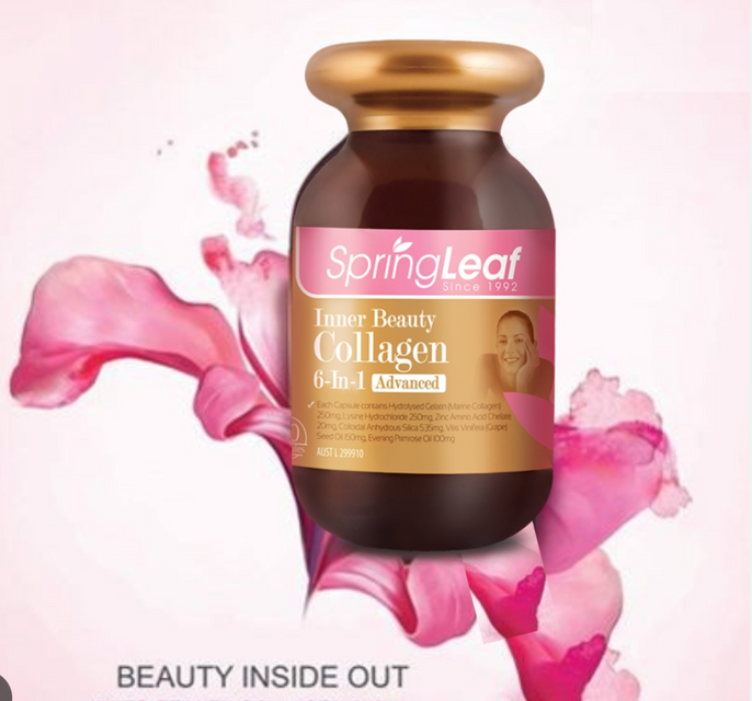 Vi&ecirc;n uống collagen Spring Leaf Inner Beauty Collagen Plus