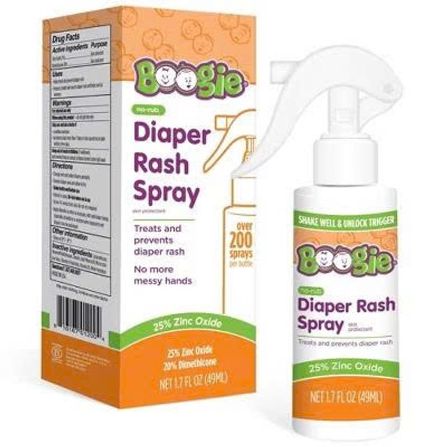 Xịt hỗ trợ giảm hăm Boogie Diaper Rash Cream Spray 1.7 Fl Oz