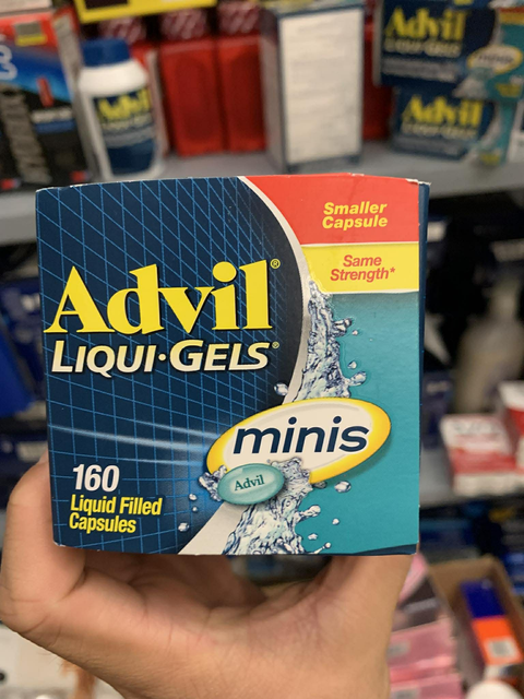 Vi&ecirc;n giảm đau hạ sốt Advil Liqui-Gels