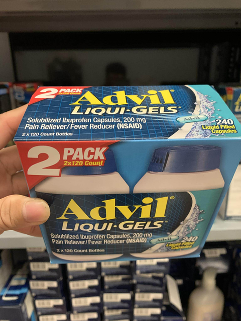 Vi&ecirc;n Advil Liqui-Gels