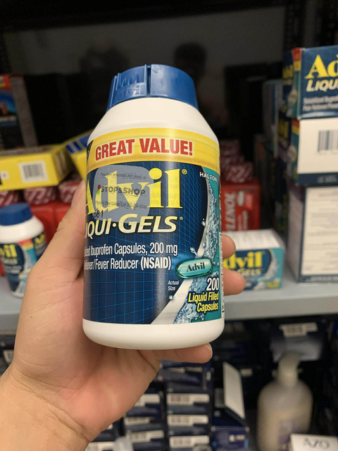 Chất lượng vi&ecirc;n giảm đau hạ sốt Advil Liqui-Gels Minis