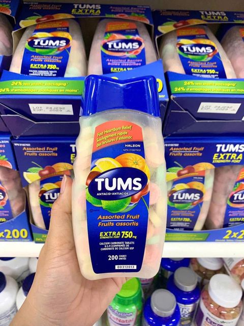 Vi&ecirc;n ngậm Tums cam