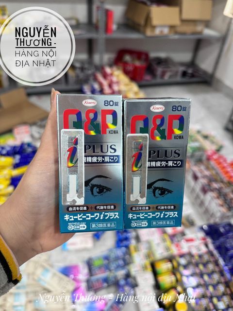 Vi&ecirc;n uống bổ mắt Q&P Kowa i Plus Nhật Bản