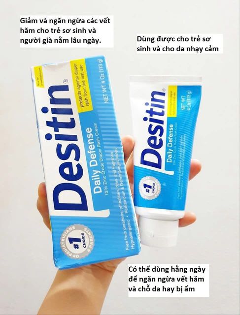 Kem chống hăm t&atilde; Desitin Daily Defense 113g