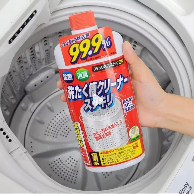 Nước tẩy vệ sinh lồng m&aacute;y giặt 550g sử dụng hiệu quả
