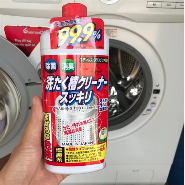 Nước tẩy vệ sinh lồng m&aacute;y giặt chất lượng