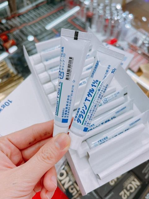 Kem hỗ trợ giảm mụn sản phẩm T Gel 1% Nhật Bản 10gr