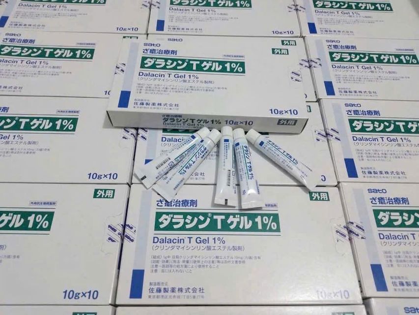 Kem hỗ trợ giảm mụn T Gel 1% Nhật Bản 10gr