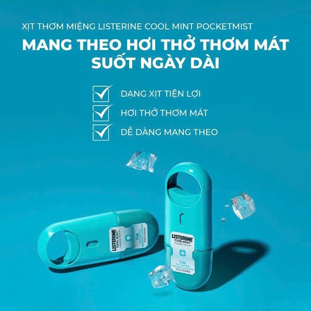 Xịt thơm miệng Listerine Pocketmist