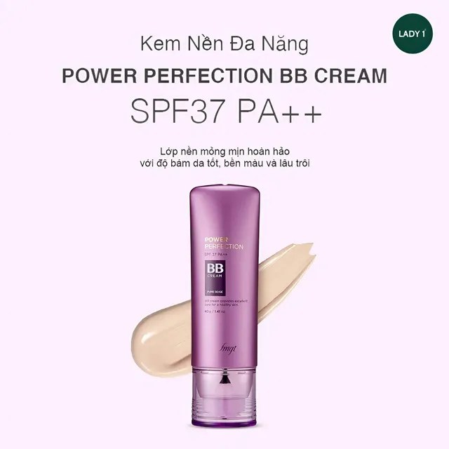 Kem nền, kem l&oacute;t The Face Shop Power Perfection BB Cream