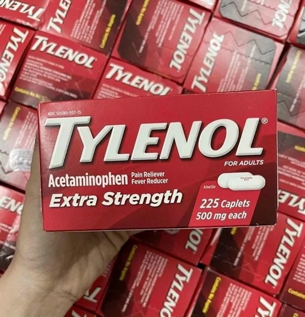 Vi&ecirc;n uống giảm đau Tylenol Extra Strength 500mg
