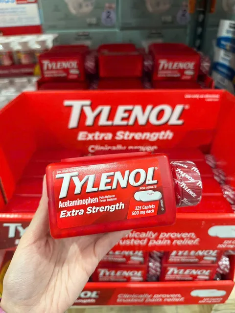 Vi&ecirc;n uống giảm đau Tylenol Extra Strength 500mg
