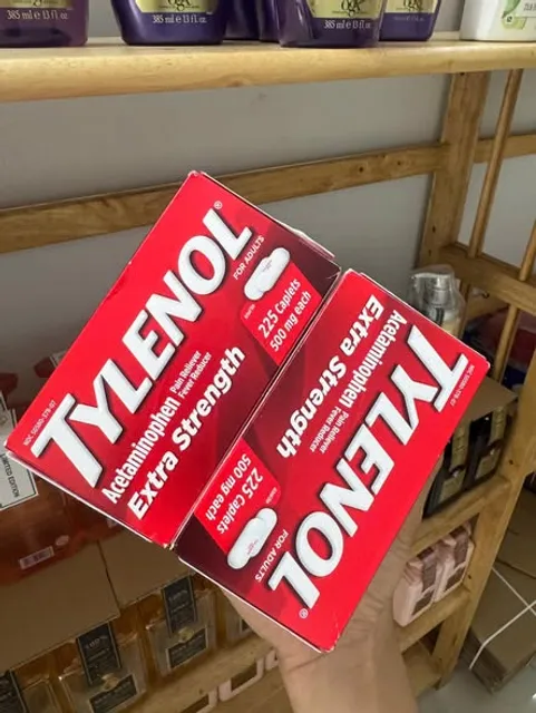 Vi&ecirc;n uống giảm đau Tylenol Extra Strength 500mg