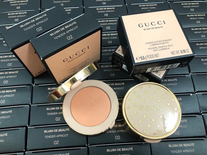 Phấn m&aacute; Gucci Blush De Beaut&eacute; 02 Tender Apricot