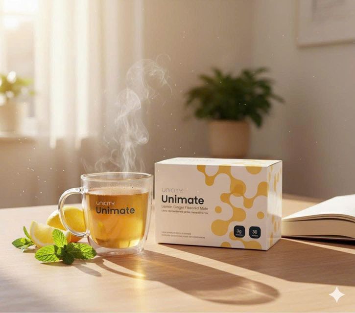 Tr&agrave; Unimate vị chanh + gừng thiết kế hấp dẫn