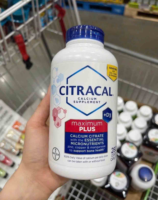 Vi&ecirc;n uống bổ sung Canxi Citracal Maximum Calcium Citrate +D3 280 vi&ecirc;n