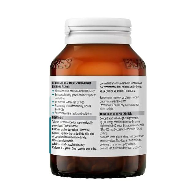 Vi&ecirc;n Uống Dầu C&aacute; Omega Bổ N&atilde;o Blackmores