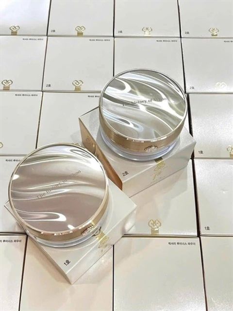 Phấn phủ bột Whoo Luxury Luminous Powder 28g tone trắng hồng