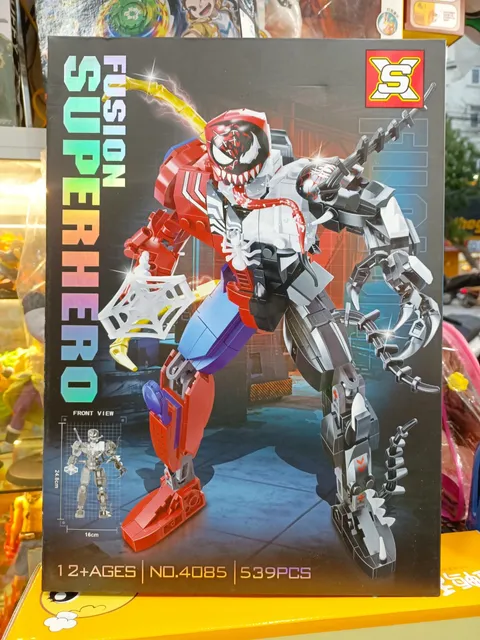Đồ Chơi Lắp R&aacute;p Chủ Đề Si&ecirc;u Anh H&ugrave;ng Hợp  4085 Fusion Super Hero