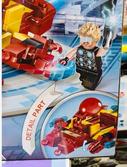 Đồ chơi lắp r&aacute;p 2in1 biến h&igrave;nh xe &ocirc; t&ocirc; v&agrave; robot si&ecirc;u nh&acirc;n người sắt iron man