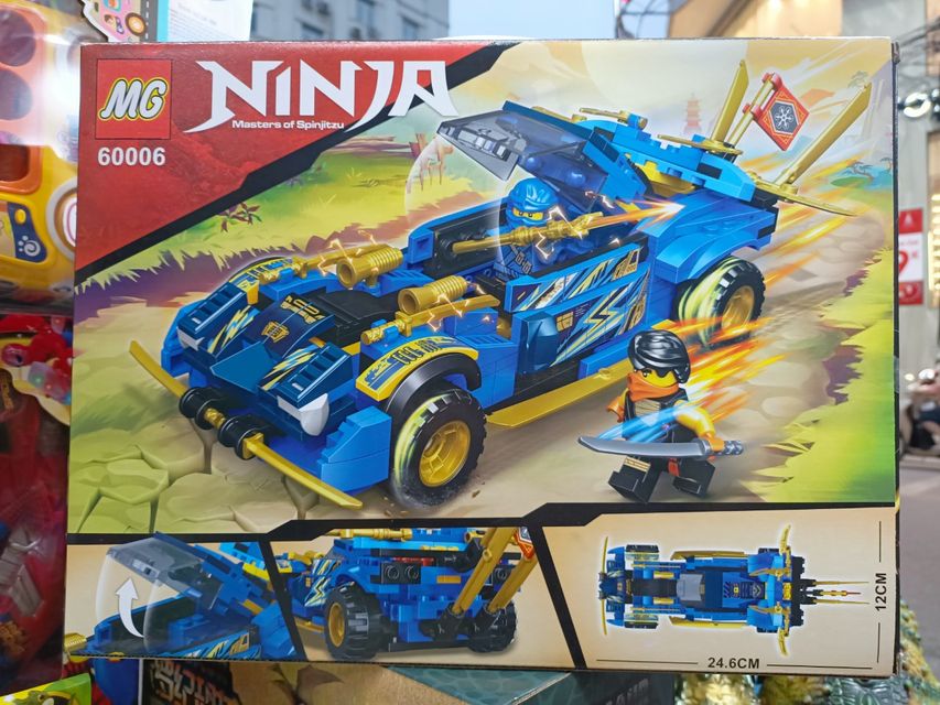 Đồ chơi lắp r&aacute;p m&ocirc; h&igrave;nh xe &ocirc; t&ocirc; đua NINJA 60006 MG