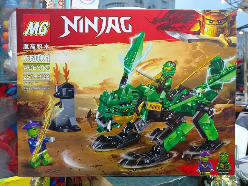 Bộ lắp r&aacute;p ninja khủng long