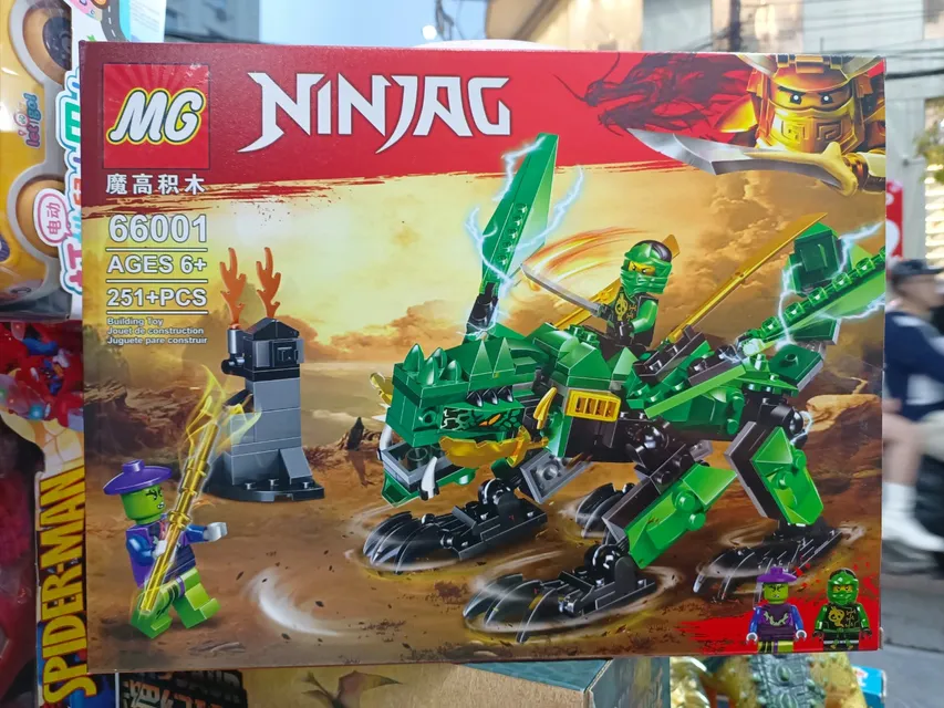 Đồ chơi lắp r&aacute;p ninja khủng long MG 66001